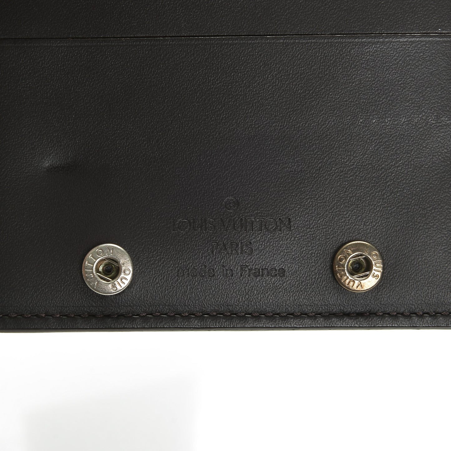 Monogram Glace Compact Wallet Cafe Brown