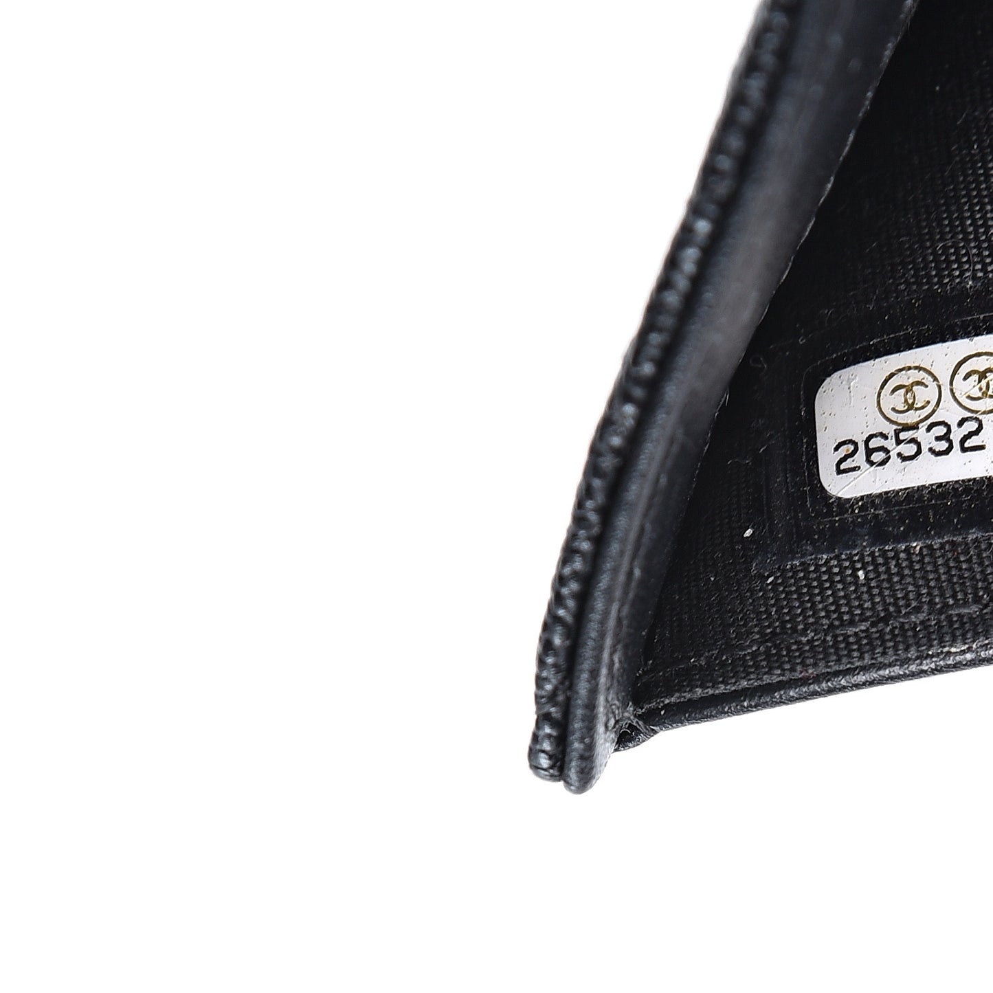 Caviar Quilted Compact Boy Wallet Black