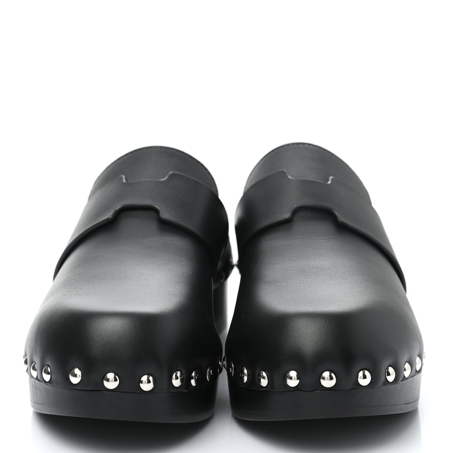 Calfskin Calya Mules 36 Black