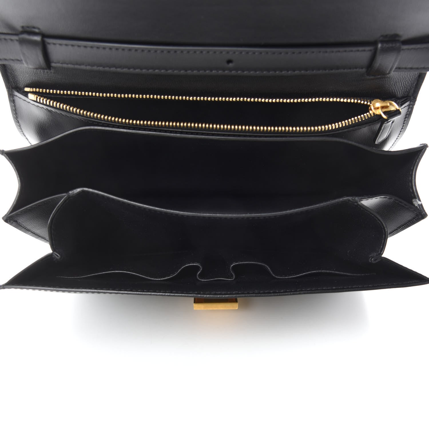 Celine Box Calfskin Medium Classic Box Flap Bag Black 5 of 10