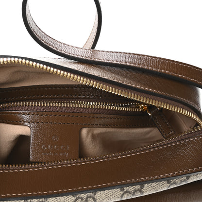 Gucci GG Supreme Monogram Small Horsebit 1955 Shoulder Bag Beige Brown Sugar 6 of 11