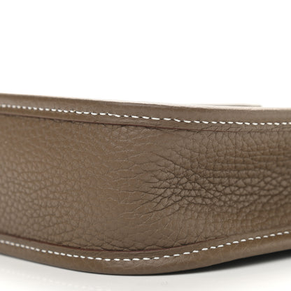 Hermes Taurillon Clemence Evelyne TPM Etoupe 8 of 9