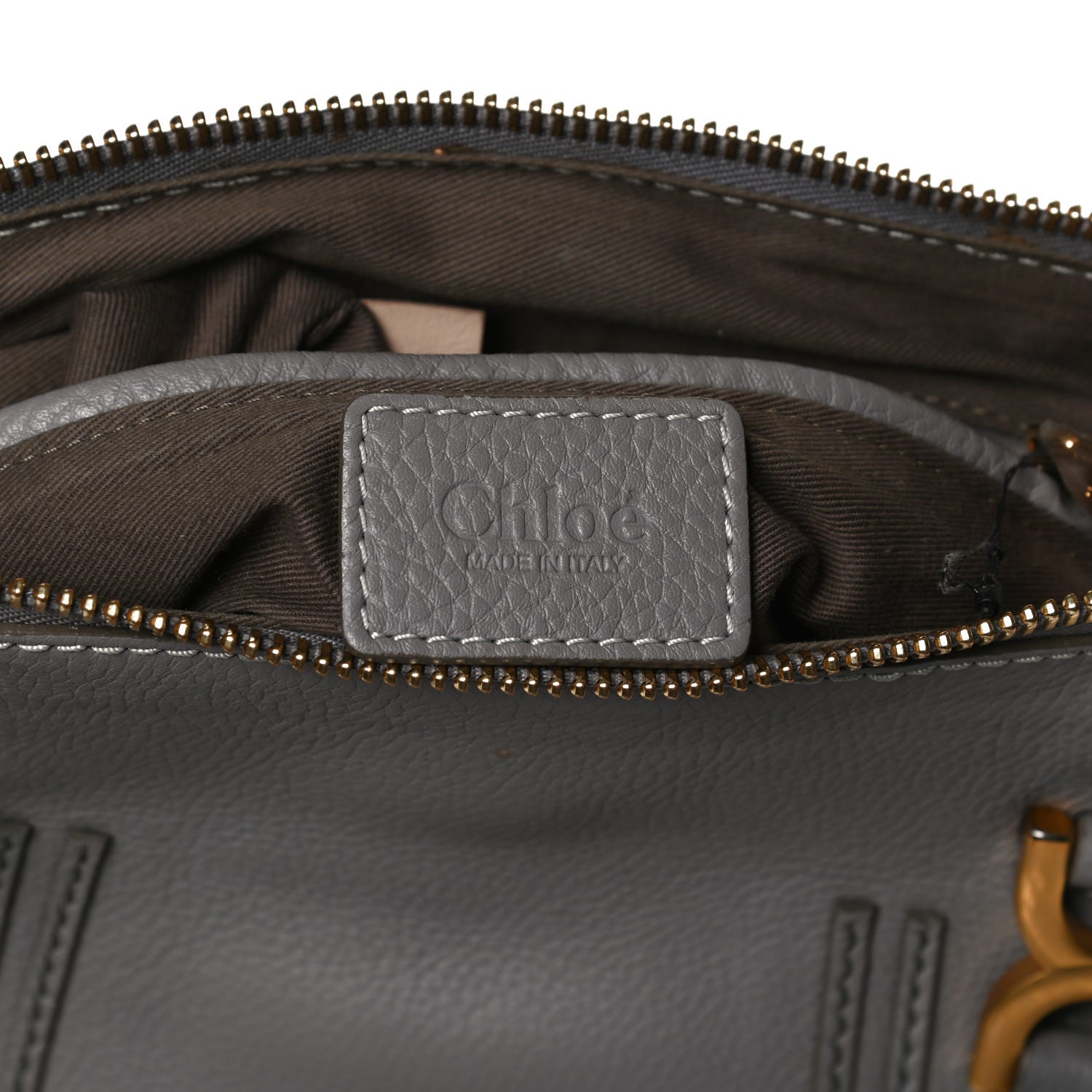 Chloe Calfskin Small Marcie Satchel Cashmere Grey 5 of 15