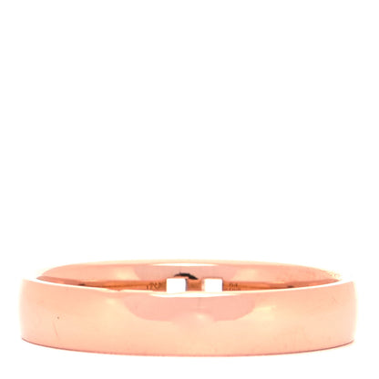 Hermes 18K Rose Gold Diamond Ever Herakles Wedding Band Ring 54 6.75 3 of 4
