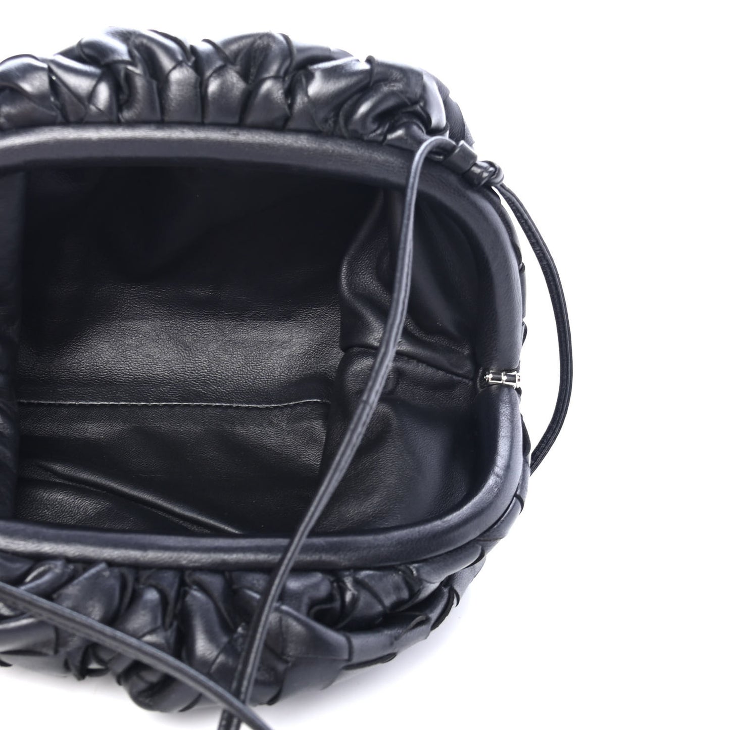 Nappa Intrecciato The Mini Pouch Black