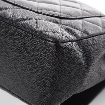 Chanel Caviar Quilted Jumbo Single Flap Black 21 of 23