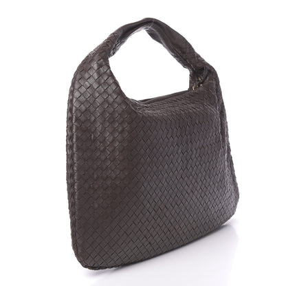Bottega Veneta Nappa Intrecciato Large Veneta Hobo Ebano 3 of 10