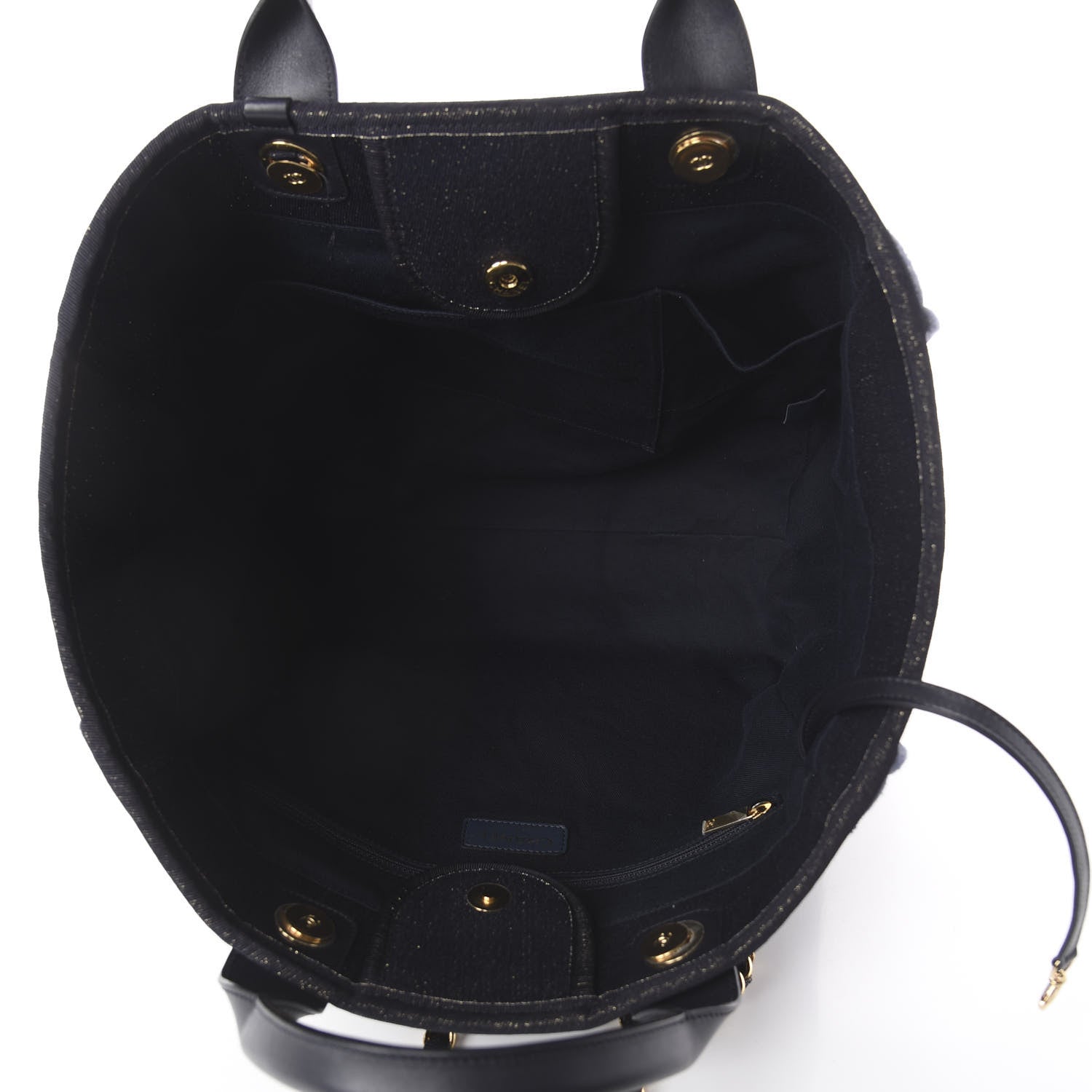 Chanel Lurex Boucle Medium Deauville Tote Black 4 of 8