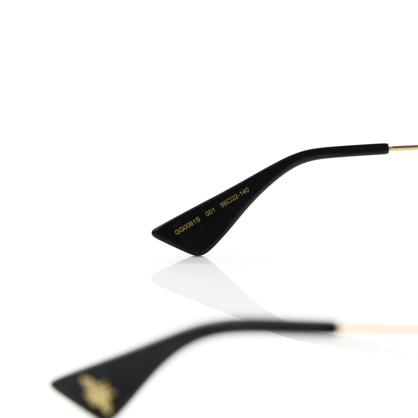 Acetate Round Frame GG0061S Sunglasses Black