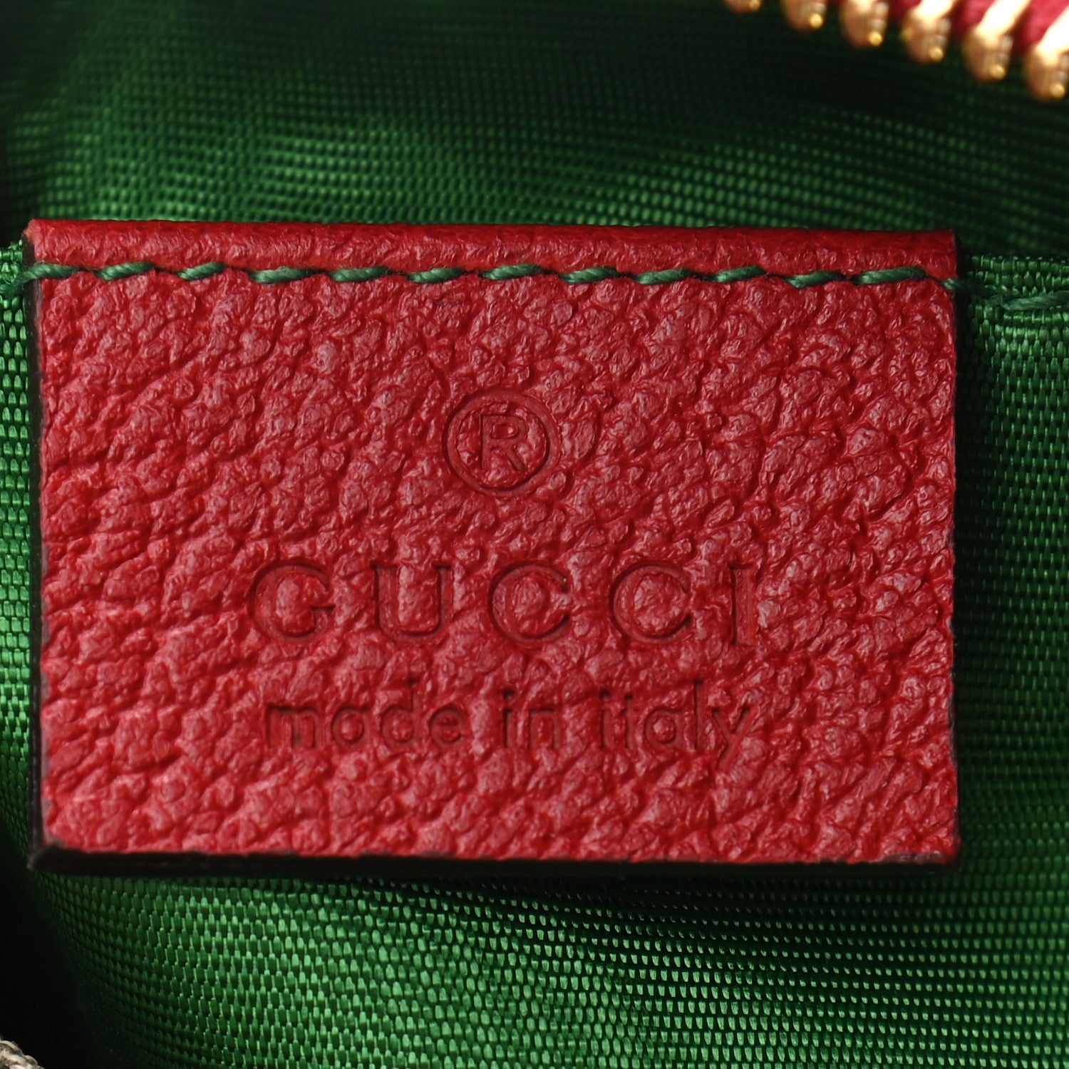 Gucci Soft GG Supreme Monogram Calfskin Small Ophidia Cosmetic Case Beige Ebony Hibiscus Red 6 of 7