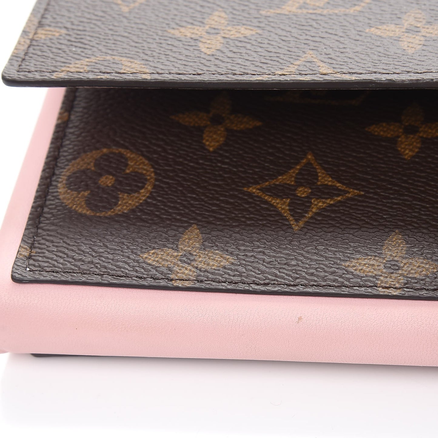 Monogram Flore Wallet Rose Ballerine