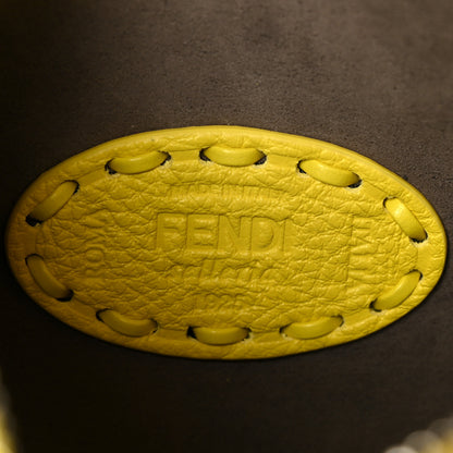 Fendi Cuoio Roma Sellerissima Nappa Sintetica Tape Stitch Mini Fendessence Shoulder Bag Pomelo Pomelo 6 of 11