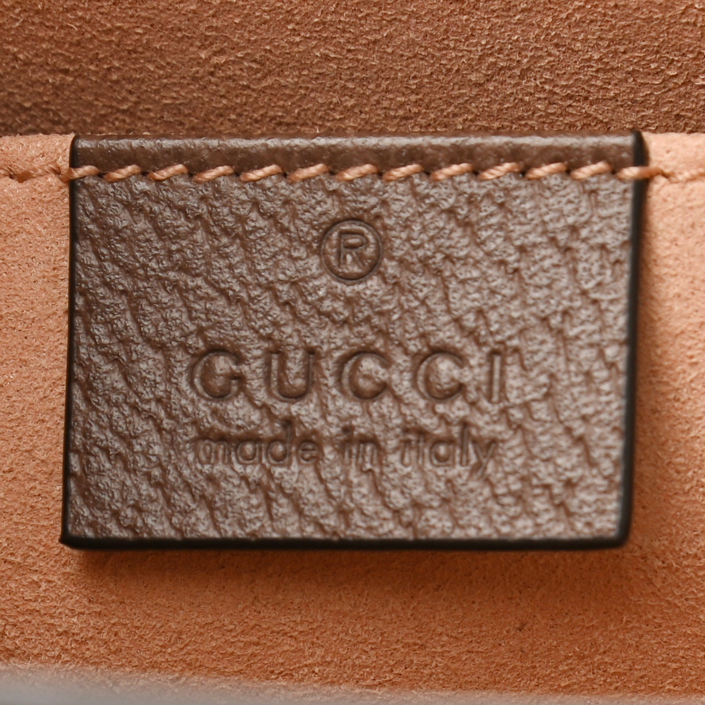 GG Supreme Monogram Web Ophidia Pouch Brown