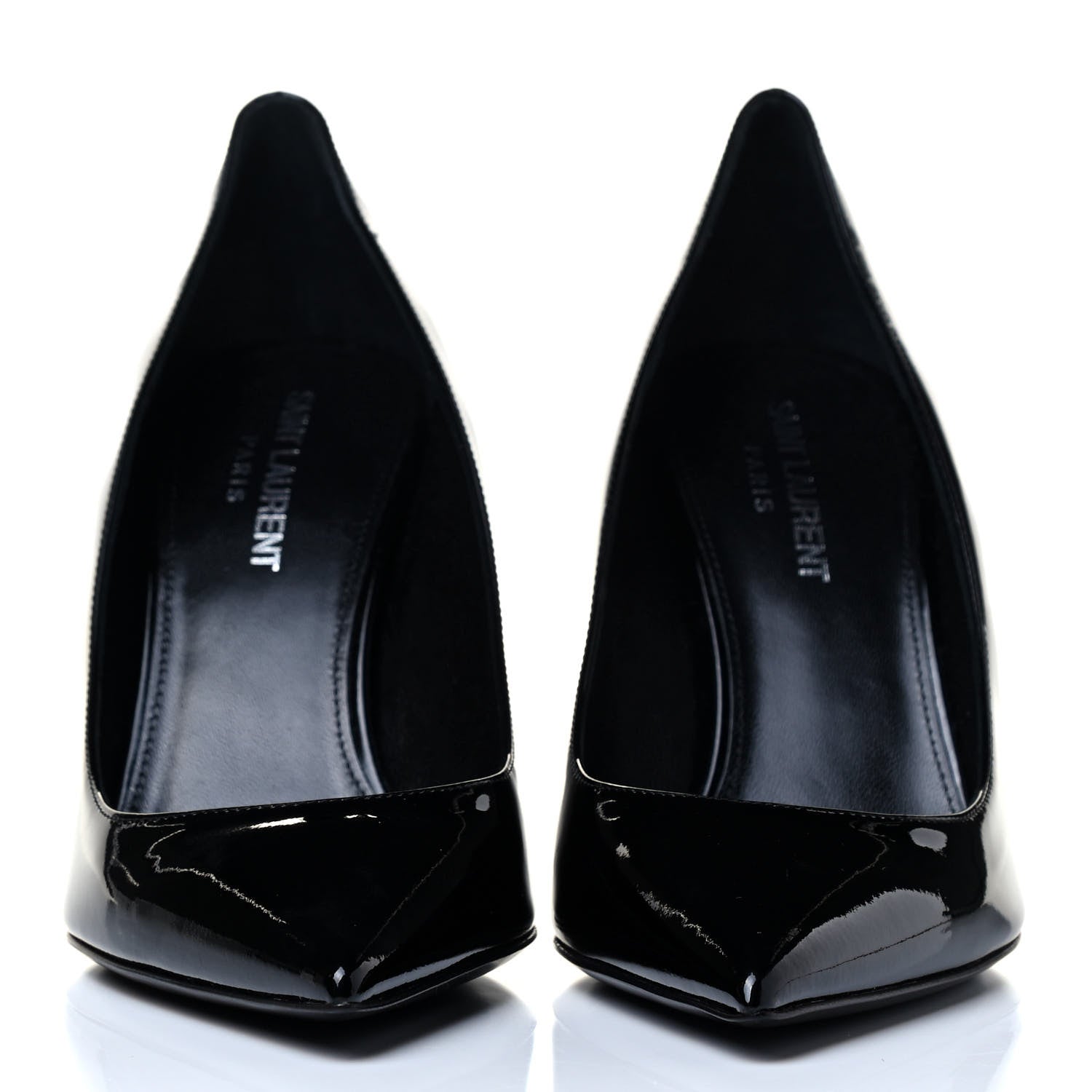 Saint Laurent Patent Opyum 85 Pumps 37 Black 2 of 5