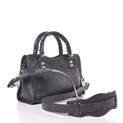 Balenciaga Agneau Giant 12 Silver Hardware Mini City Gris Fossile 4 of 8