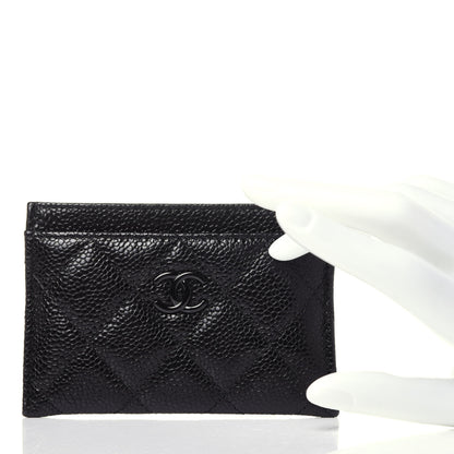 Chanel Caviar Quilted Incognito Card Holder Black 2 of 11