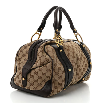 Gucci Monogram Medium Interlocking Icon Tote Dark Brown 3 of 10