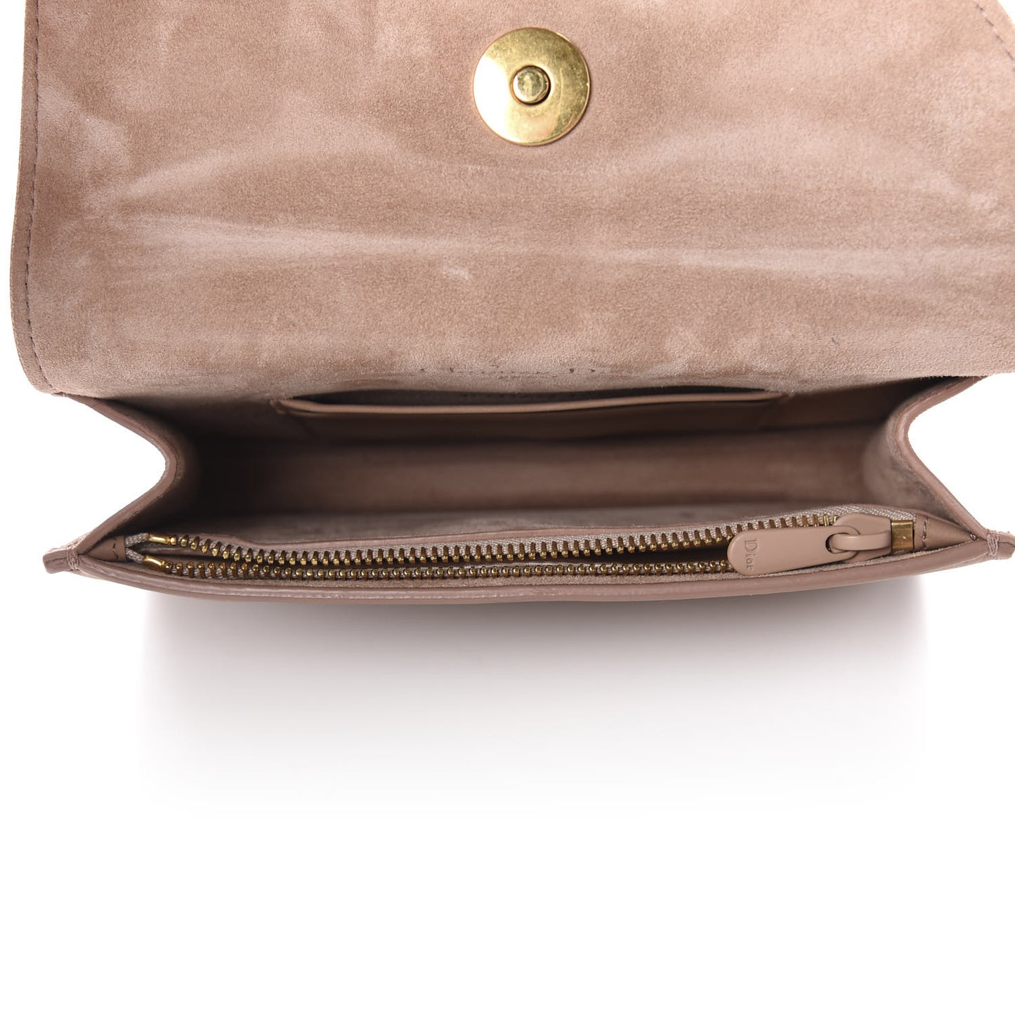 Ultra Matte Calfskin Saddle Belt Bag Rose Des Vents