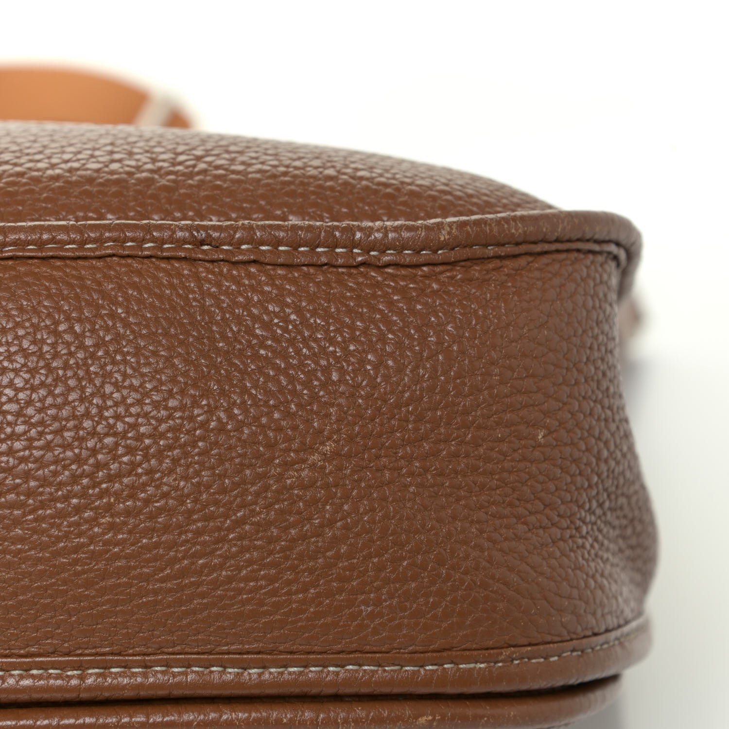 Hermes Taurillon Clemence Evelyne III GM Gold 13 of 14