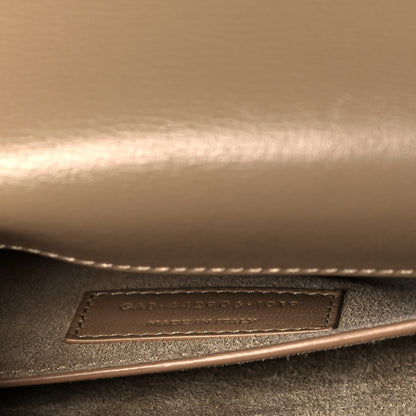 Saint Laurent Calfskin Medium Monogram Sunset Dark Beige 6 of 9