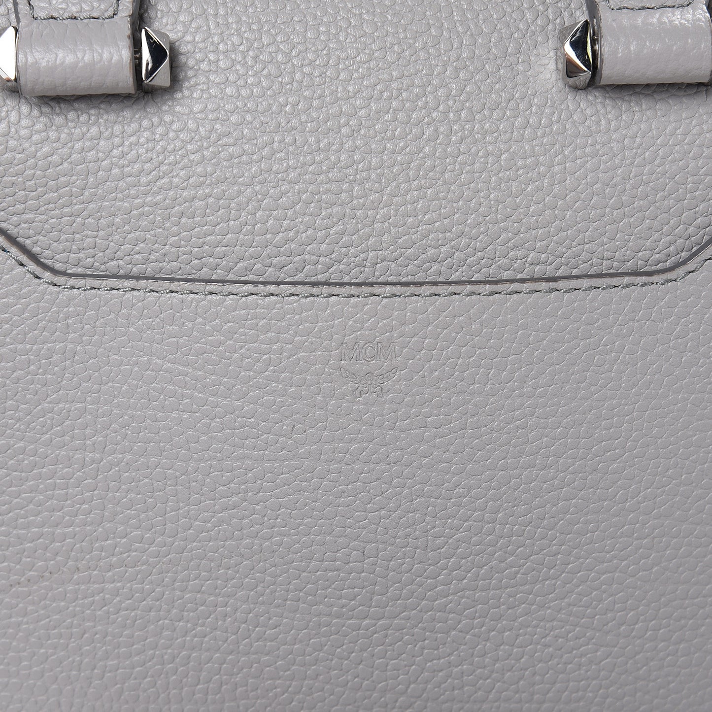 Grained Calfskin Small Ella Boston Dove