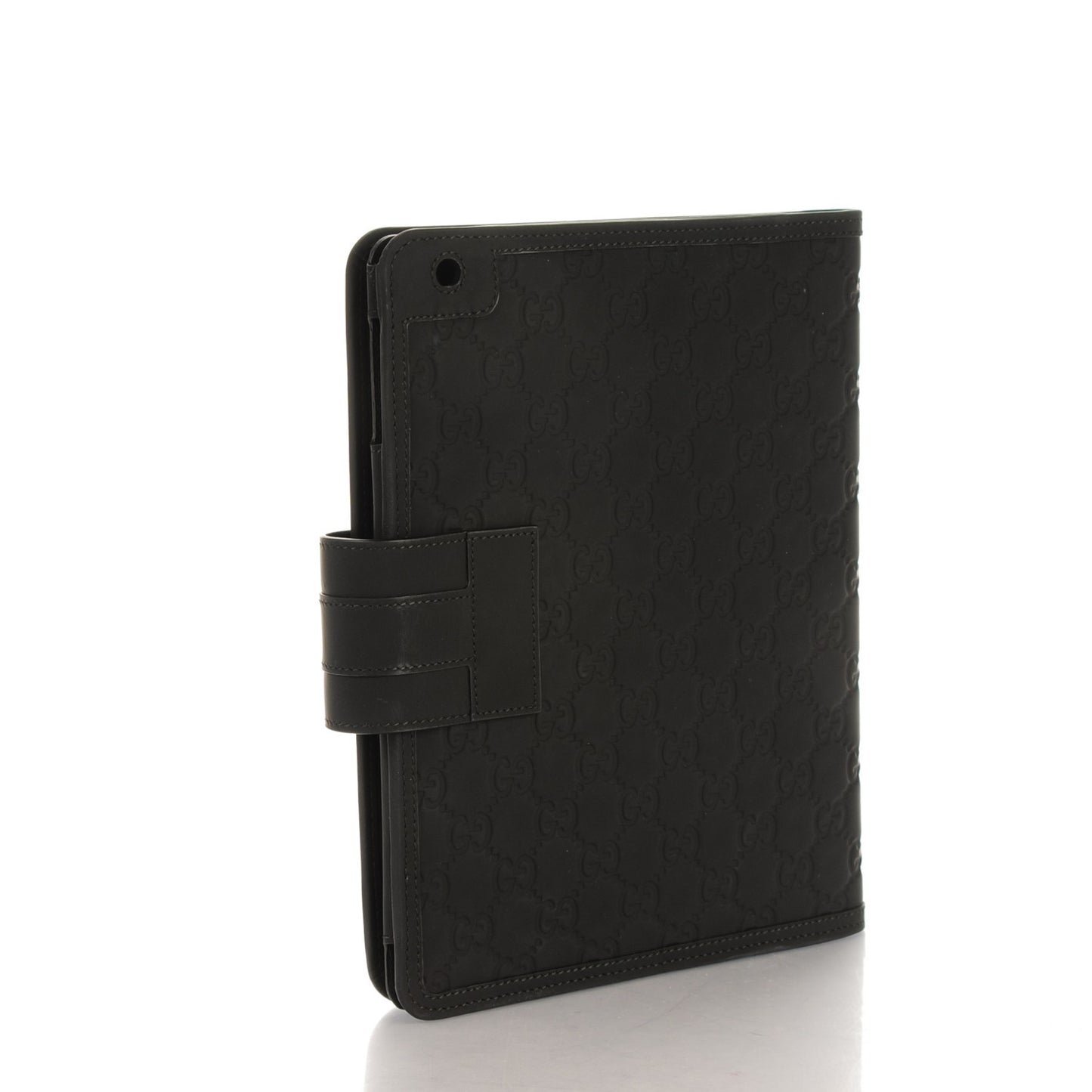 Rubber Guccissima Web Ipad Case Black