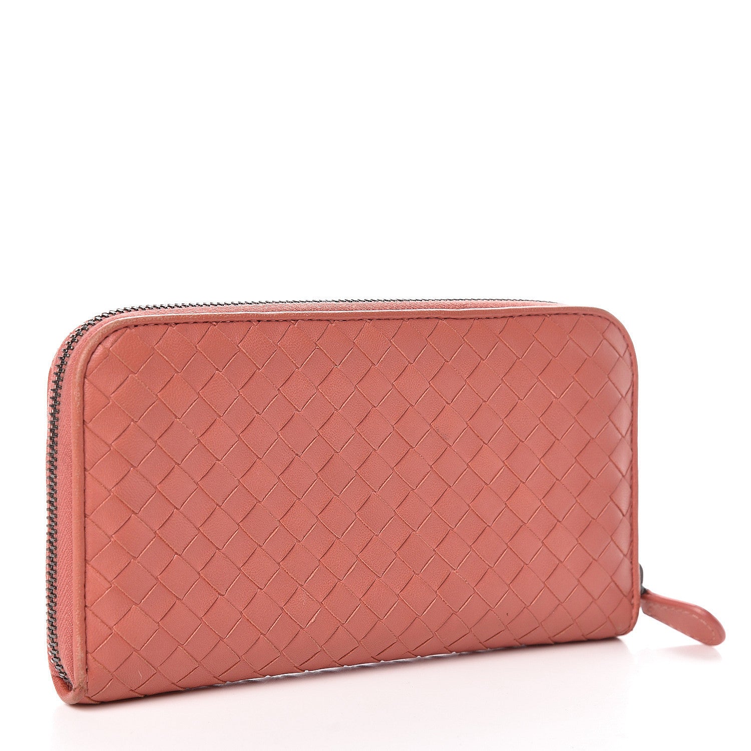 Bottega Veneta Nappa Intrecciato Zip Around Wallet Pompei 3 of 11