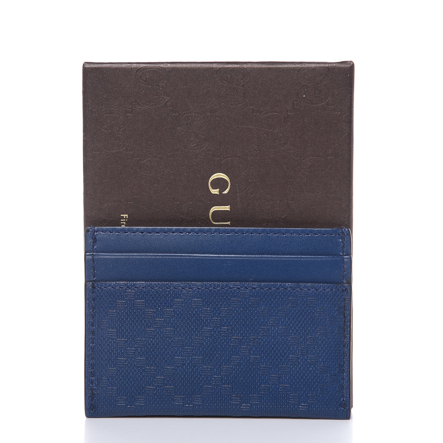 Gucci Diamante Card Holder Blue 7 of 7