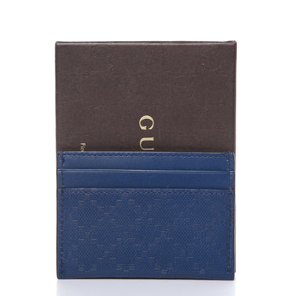 Gucci Diamante Card Holder Blue 7 of 7