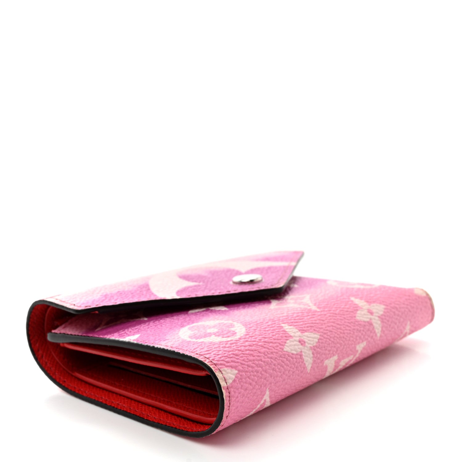 Louis Vuitton Monogram Escale Victorine Wallet Red 4 of 10