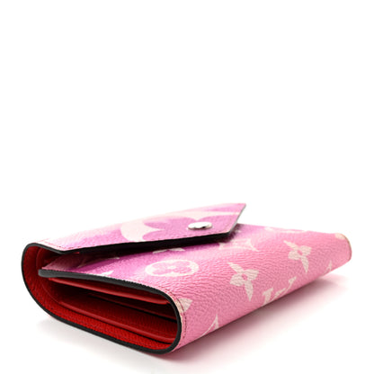 Louis Vuitton Monogram Escale Victorine Wallet Red 4 of 10