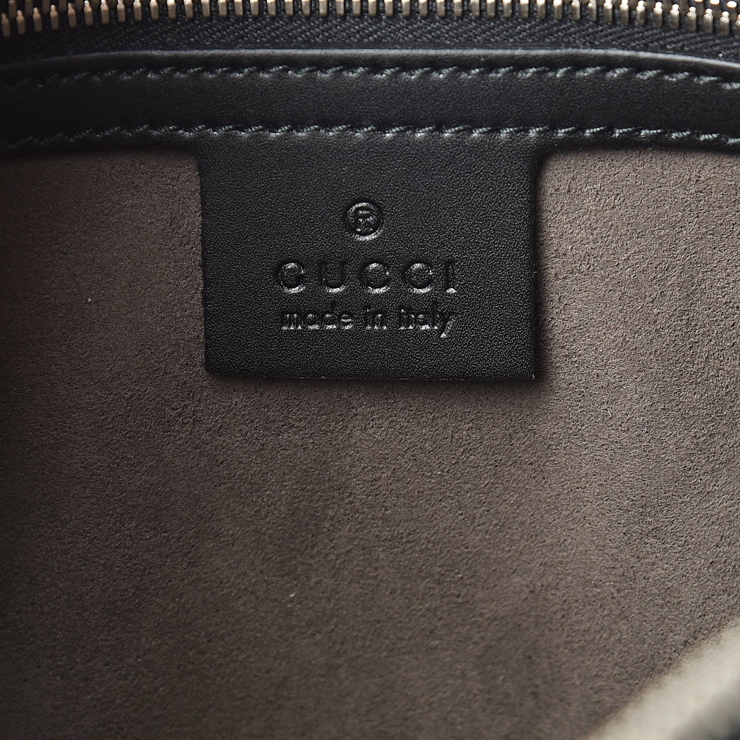 Gucci GG Supreme Monogram Eden Wrist Pouch Black 6 of 7