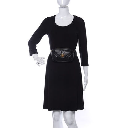 Stella McCartney Eco Alter Nappa Star Patch Belt Bag Black 3 of 13