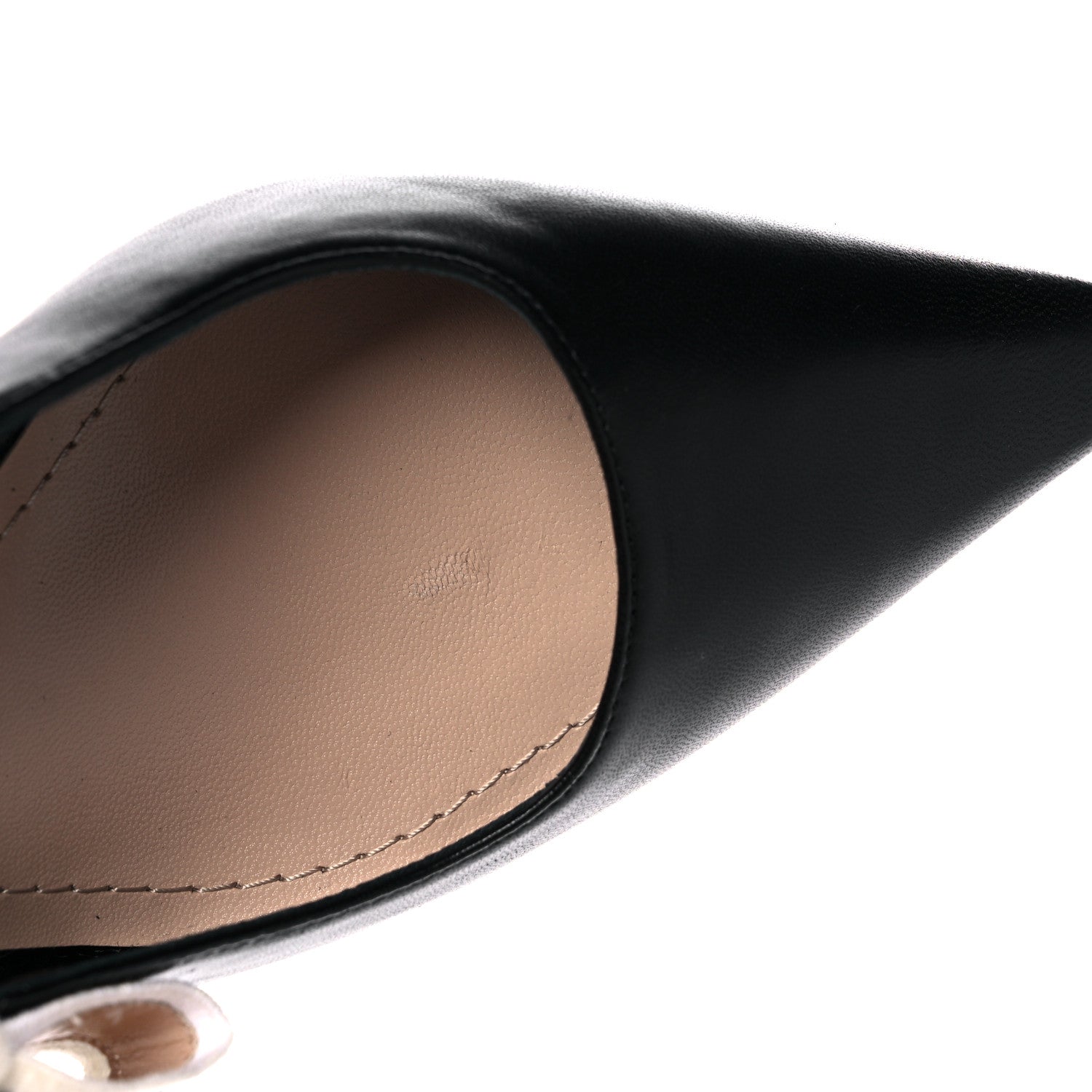 Christian Dior Lambskin Ribbon J'Adior Slingback 65mm Pumps 36 Black 9 of 10