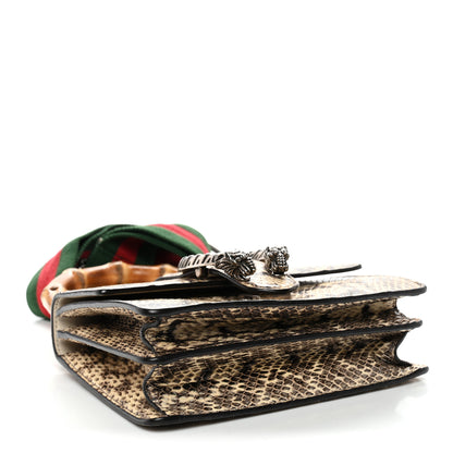 Gucci Snakeskin Bamboo Web Mini Dionysus Top Handle Bag 4 of 13
