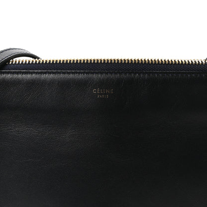 Celine Lambskin Large Trio Crossbody Bag Abyss Blue 7 of 9