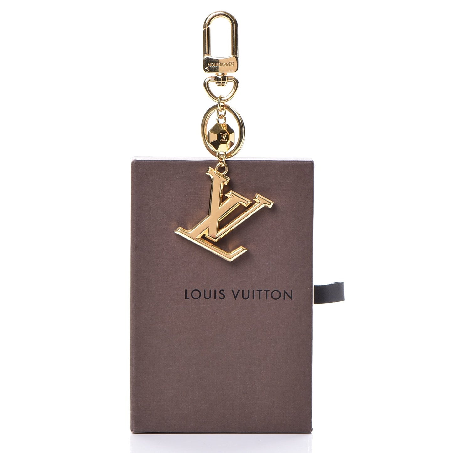 LV Facettes Bag Charm Key Holder Gold