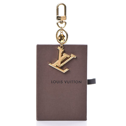 Louis Vuitton LV Facettes Bag Charm Key Holder Gold 6 of 6