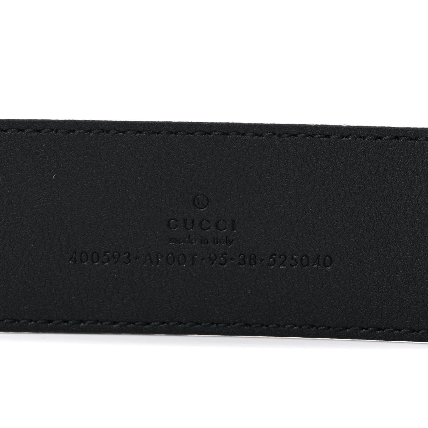 Gucci Calfskin Double G 40mm Belt 95 38 Black 3 of 8