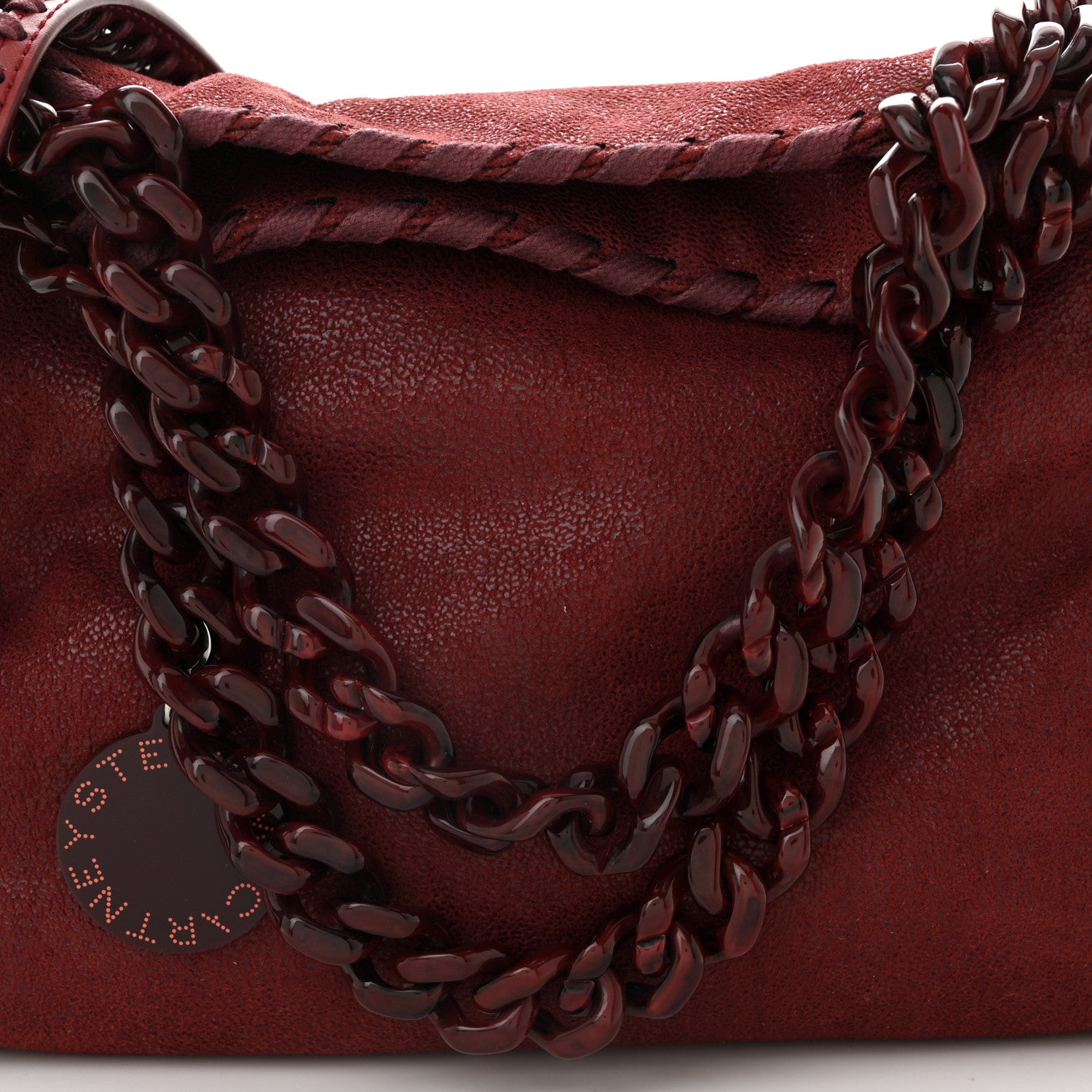 Stella McCartney Shaggy Deer Mini Candy Falabella Ruby 7 of 9