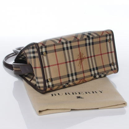 Burberry Haymarket Check Plaid Tote 4 of 8