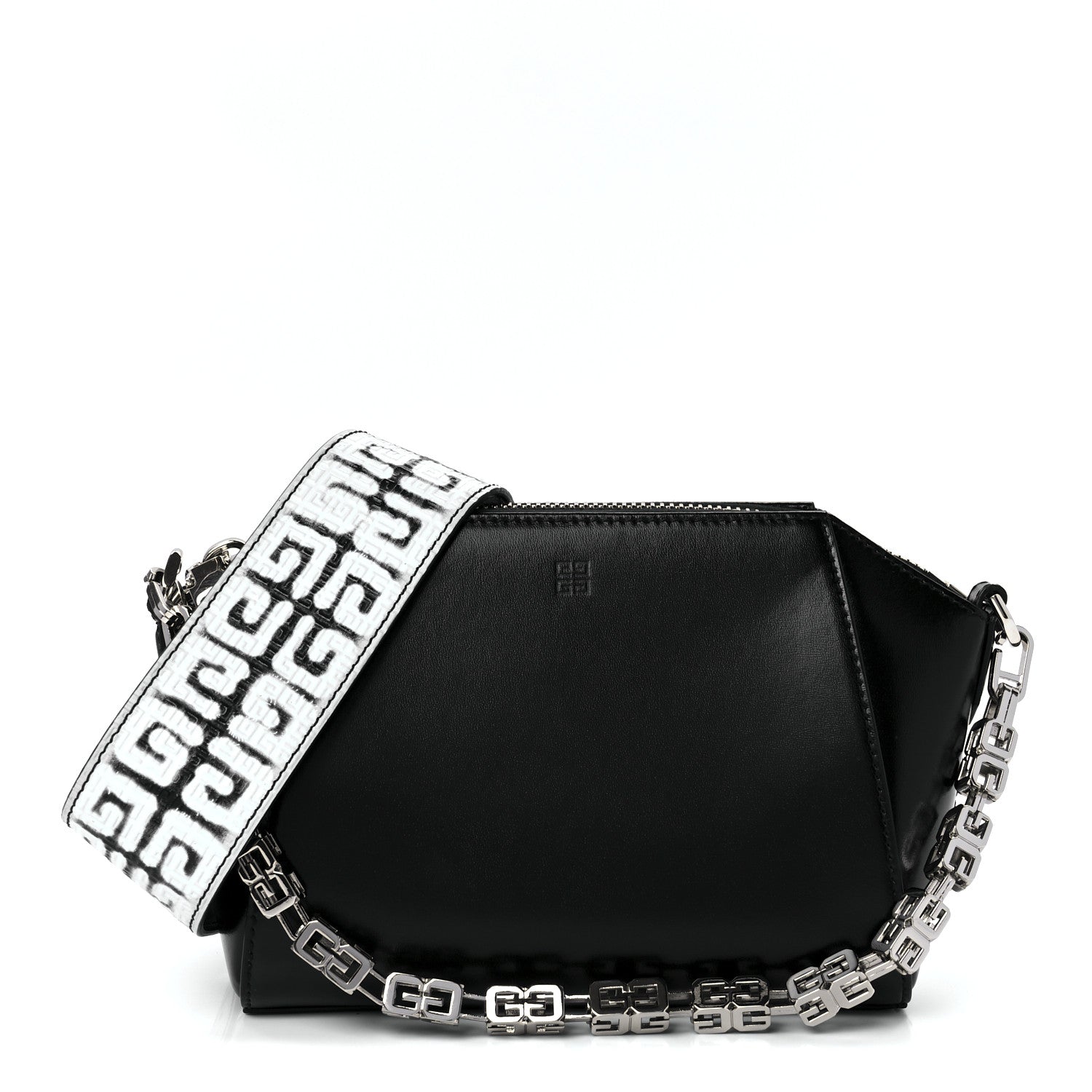 Givenchy X CHITO Box Calfskin 4G Printed XS Graffiti Antigona Black White 1 of 12
