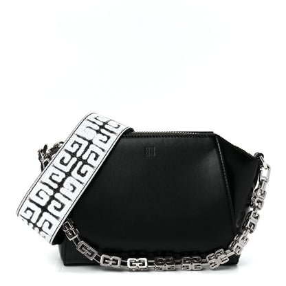 Givenchy X CHITO Box Calfskin 4G Printed XS Graffiti Antigona Black White 1 of 12