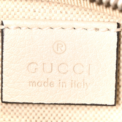 Gucci Grained Calfskin Small Logo Belt Bag White 6 of 10