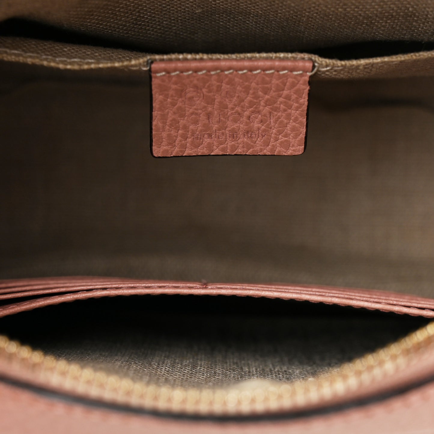 Monogram Mini Bree Messenger Bag Beige Soft Pink