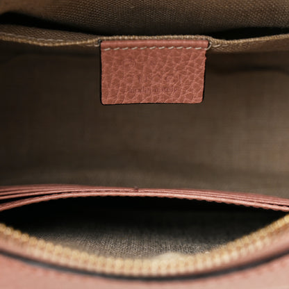 Gucci Monogram Mini Bree Messenger Bag Beige Soft Pink 11 of 16