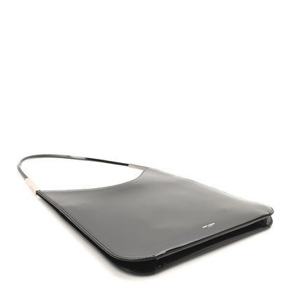 Saint Laurent Patent Calfskin Sadie Shoulder Bag Black 4 of 9