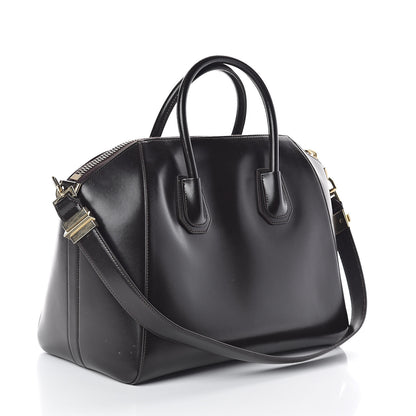 Givenchy Shiny Lord Calfskin Medium Antigona Dark Brown 3 of 11