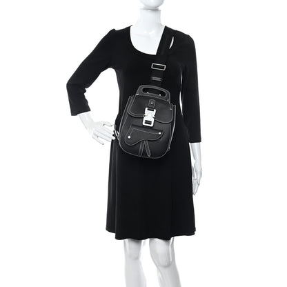 Christian Dior Grained Calfskin Mini Gallop Sling Bag Black 2 of 10