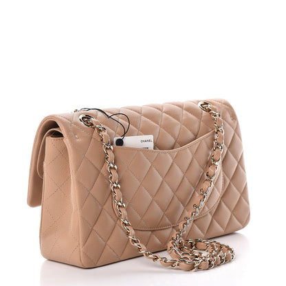 Chanel Caviar Quilted Medium Double Flap Beige 3 of 10